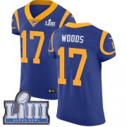 Wholesale Cheap Nike Rams #17 Robert Woods Royal Blue Alternate Super Bowl LIII Bound Men's Stitched NFL Vapor Untouchable Elite Jersey