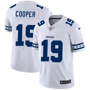 Wholesale Cheap Dallas Cowboys #19 Amari Cooper Nike White Team Logo Vapor Limited NFL Jersey