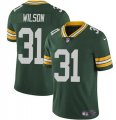 Cheap Men's Green Bay Packers #31 Emanuel Wilson Green Vapor Limited Football Stitched Jersey