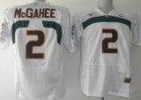 Wholesale Cheap Miami Hurricanes #2 McGahee White Jersey