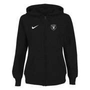 Wholesale Cheap Nike Las Vegas Raiders Ladies Tailgater Full Zip Hoodie Black