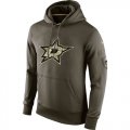 Wholesale Cheap Men's Dallas Stars Nike Salute To Service NHL Hoodie