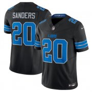 Cheap Men's Detroit Lions #20 Barry Sanders Black 2024 F.U.S.E. 2nd Alternate Vapor Limited Stitched Jersey