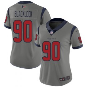 Wholesale Cheap Nike Texans #90 Ross Blacklock Gray Women\'s Stitched NFL Limited Inverted Legend Jersey