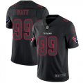 Wholesale Cheap Nike Texans #99 J.J. Watt Black Men's Stitched NFL Limited Rush Impact Jersey