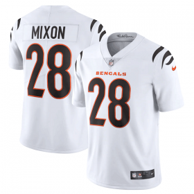 Wholesale Cheap Men\'s Cincinnati Bengals #28 Joe Mixon 2021 New White Vapor Untouchable Limited Stitched Jersey