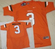 Wholesale Cheap Oklahoma State Cowboys #3 Isaac Maselera Orange Jersey