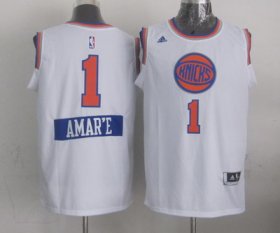 Wholesale Cheap New York Knicks #1 Amare Stoudemire Revolution 30 Swingman 2014 Christmas Day White Jersey