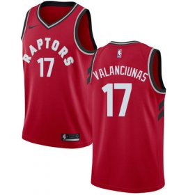 Wholesale Cheap Nike Raptors #17 Jonas Valanciunas Red NBA Swingman Icon Edition Jersey