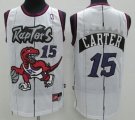 Wholesale Cheap Toronto Raptors #15 Vince Carter Hardwood Classic White Swingman Jersey