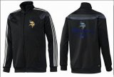 Wholesale Cheap NFL Minnesota Vikings Victory Jacket Black_2