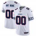 Wholesale Cheap New England Patriots Custom Nike White Team Logo Vapor Limited NFL Jersey