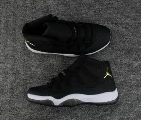 Wholesale Cheap Air Jordan 11 PRM Heiress Black Stingray Black/Metallic Gold-White