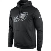 Wholesale Cheap Men's Philadelphia Eagles Nike Black Practice Performance Pullover Hoodie