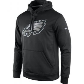 Wholesale Cheap Men\'s Philadelphia Eagles Nike Black Practice Performance Pullover Hoodie