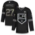 Wholesale Cheap Adidas Kings #27 Alec Martinez Black Authentic Classic Stitched NHL Jersey