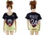 Wholesale Cheap Women's America #24 O.Peralta Home Soccer Club Jersey