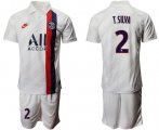 Wholesale Cheap Paris Saint-Germain #2 T.Silva Third Soccer Club Jersey