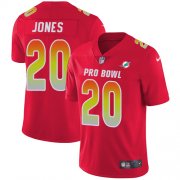 Wholesale Cheap Nike Dolphins #20 Reshad Jones Red Men's Stitched NFL Limited AFC 2018 Pro Bowl Jersey