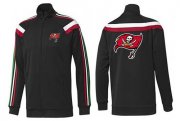 Wholesale Cheap NFL Tampa Bay Buccaneers Team Logo Jacket Black_2