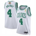 Wholesale Cheap Men's Boston Celtics #4 Jrue Holiday White 2024 Finals Champions Association Edition Stitched Basketball Jersey