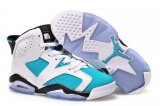 Wholesale Cheap Air Jordan 6 For Womens Shoes Blue/white