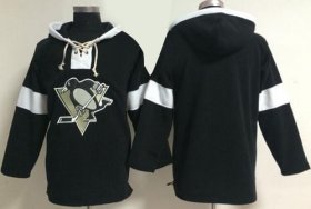 Wholesale Cheap Pittsburgh Penguins Blank Black Pullover NHL Hoodie