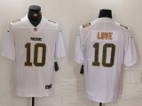 Men's Green Bay Packers #10 Jordan Love White Fashion Vapor Limited Stitched Jersey