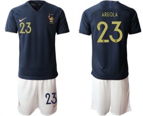 Wholesale Cheap France #23 Areola Home Soccer Country Jersey