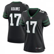 Cheap Women's New York Jets #17 Davante Adams Black Stitched Jersey(Run Small)