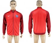 Wholesale Cheap Paris Saint Germain Soccer Jackets Red