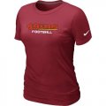 Wholesale Cheap Women's Nike San Francisco 49ers Sideline Legend Authentic Font T-Shirt Red