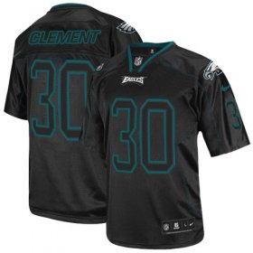 Wholesale Cheap Nike Eagles #30 Corey Clement Lights Out Black Men\'s Stitched NFL Elite Jersey