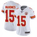 Wholesale Cheap Nike Chiefs #15 Patrick Mahomes White Women's Stitched NFL Vapor Untouchable Limited Jersey