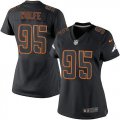 Wholesale Cheap Nike Broncos #95 Derek Wolfe Black Impact Women's Stitched NFL Limited Jersey