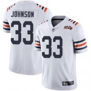 Wholesale Cheap Nike Bears #33 Jaylon Johnson White Alternate Men's Stitched NFL Vapor Untouchable Limited 100th Season Jersey