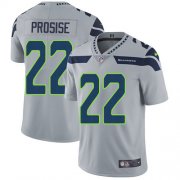 Wholesale Cheap Nike Seahawks #22 C. J. Prosise Grey Alternate Men's Stitched NFL Vapor Untouchable Limited Jersey