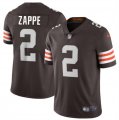 Cheap Men's Cleveland Browns #2 Bailey Zappe Brown Vapor Limited Stitched Football Jersey