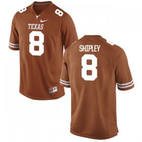 Wholesale Cheap Men\'s Texas Longhorns 8 Jordan Shipley Orange Nike College Jersey