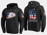 Wholesale Cheap Ducks #10 Corey Perry NHL Banner Wave Usa Flag Black Hoodie