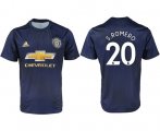 Wholesale Cheap Manchester United #20 S.Romero Away Soccer Club Jersey