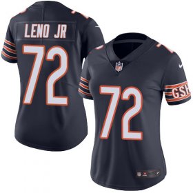 Wholesale Cheap Nike Bears #72 Charles Leno Jr Navy Blue Team Color Women\'s Stitched NFL Vapor Untouchable Limited Jersey