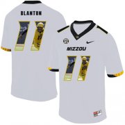 Wholesale Cheap Missouri Tigers 11 Kendall Blanton White Nike Fashion College Football Jersey