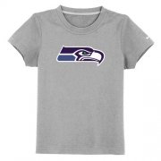 Wholesale Cheap Seattle Seahawks Sideline Legend Authentic Logo Youth T-Shirt Grey