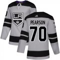 Wholesale Cheap Adidas Kings #70 Tanner Pearson Gray Alternate Authentic Stitched NHL Jersey