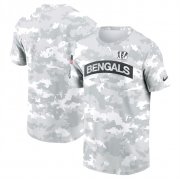 Cheap Men's Cincinnati Bengals 2024 Arctic Camo Salute To Service Performance T-Shirt