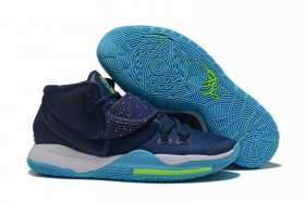 Wholesale Cheap Nike Kyrie 6 Men Shoes Black Dark Blue Sky Blue