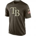 Wholesale Cheap Men's Tampa Bay Rays Salute To Service Nike Dri-FIT T-Shirt