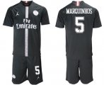 Wholesale Cheap Paris Saint-Germain #5 Marquinhos Home Jordan Soccer Club Jersey