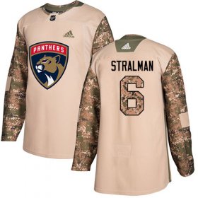 Wholesale Cheap Adidas Panthers #6 Anton Stralman Camo Authentic 2017 Veterans Day Stitched NHL Jersey